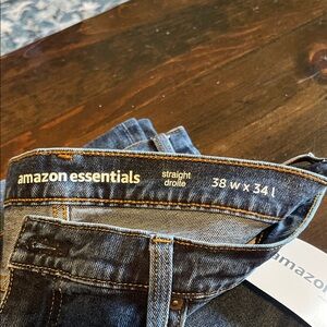 Amazon Essentials Dark Denim Jeans 38x34